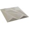 Ekena Millwork 19 5/8in. W x 19 5/8in. H Marquise EnduraWall Decorative 3D Wall Panel Covers 2.67 Sq. Ft. WP20X20MQGBW - alternate 6